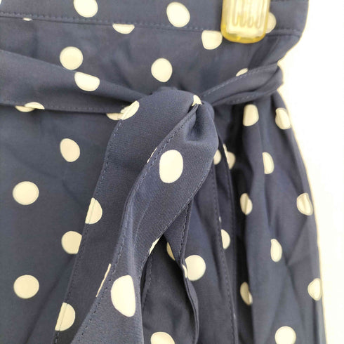 ピンクハウス PINK HOUSE ドット柄 サイドリボン ロングスカート レディース